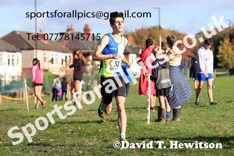 Senior men, 2024 Northern Cross Country Relays, Graves Park, Sheffield.   Photo: David T. Hewitson/Sports for All Pics